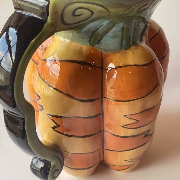 Blue Sky Clayworks Ceramic Carrot Pitcher by Heather Goldminc - Picture 6 of 9